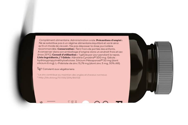 Phanerappp composition avec 500 mg de kératine par gélule